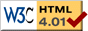 pic: W3C-HTML4.01 validiert